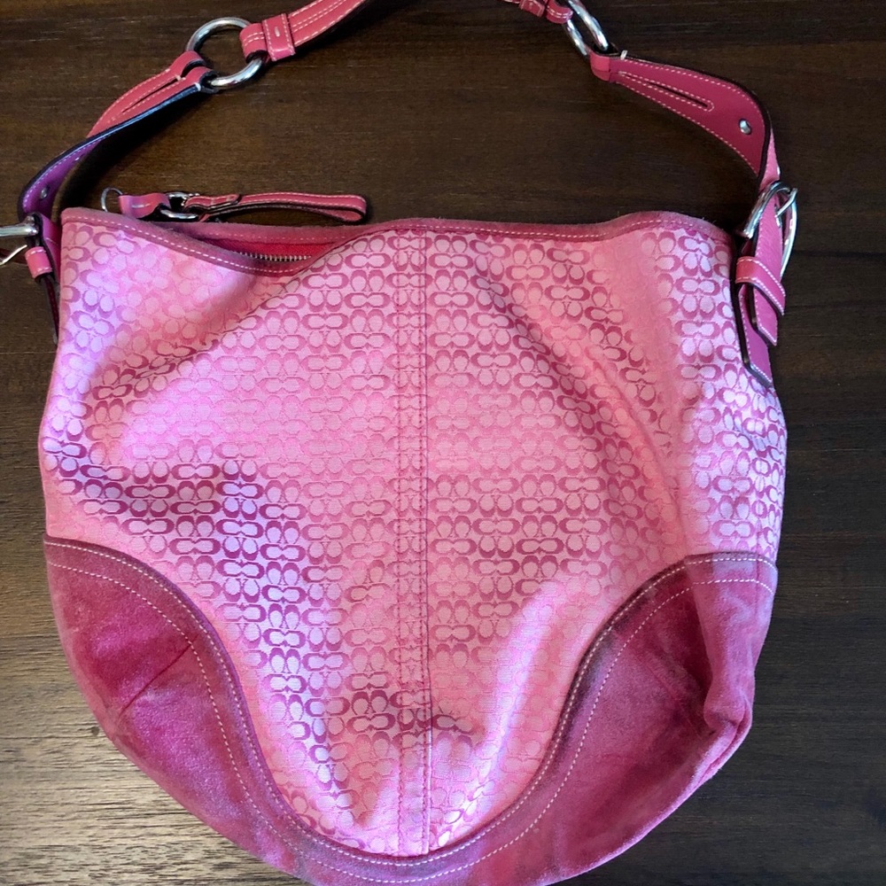 Pink authentic Coach Purse & WALLET